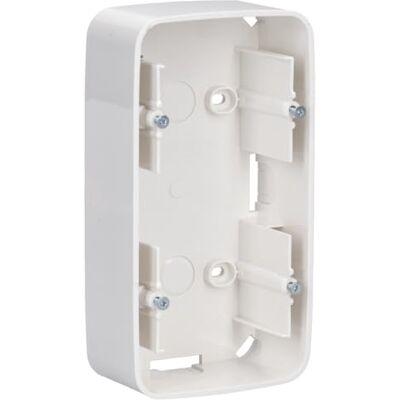 Busch-Jaeger 1702-214 Surface mounted housing, 2-gang, alpine white, Reflex SI Busch-Jaeger 1702-214 Surface mounted housing, 2-gang, alpine white, Reflex SI