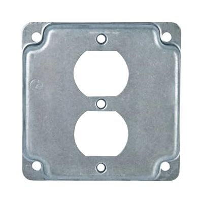 CNERIIE Outlet Cover Plate for Wall Outlets, 4x4Inch, B Electrical Enclosures Covers for Home Wiring,, Rustproof Surfaces Mount Junction Box Cover CNERIIE Outlet Cover Plate for Wall Outlets, 4x4Inch, B Electrical Enclosures Covers for Home Wiring,, Rustproof Surfaces Mount Junction Box Cover