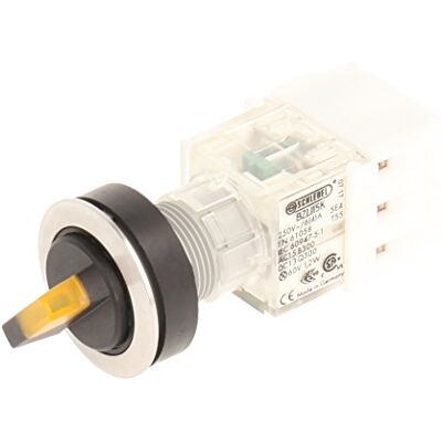 Schlegel Club 23.001.287 Light Switch, rastend, Stainless Steel, 2 Positions Momentary Contact Sensor 2 Closers With Lamp Socket t5,5 K LED 24 V, SCREW TERMINAL – Yellow (Pack of 2) Schlegel Club 23.001.287 Light Switch, rastend, Stainless Steel, 2 Positions Momentary Contact Sensor 2 Closers With Lamp Socket t5,5 K LED 24 V, SCREW TERMINAL – Yellow (Pack of 2)