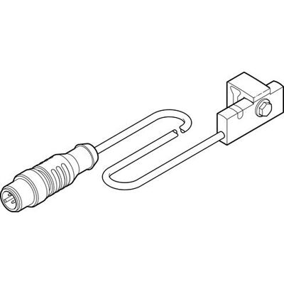 FESTO 571341 Model SMT-C1-PS-24V-K-0.3-M12 Proximity Sensor FESTO 571341 Model SMT-C1-PS-24V-K-0.3-M12 Proximity Sensor
