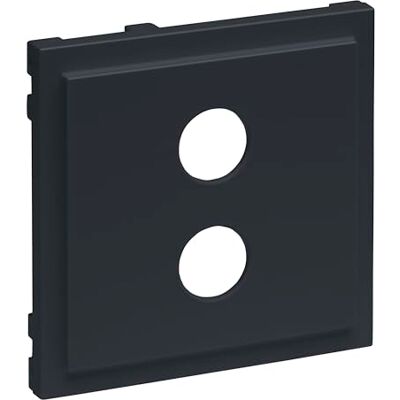 Legrand , Seano 765478 Cover for Loudspeaker Connection Box 1-Gang 4 mm Sockets Anthracite Lacquered Legrand , Seano 765478 Cover for Loudspeaker Connection Box 1-Gang 4 mm Sockets Anthracite Lacquered