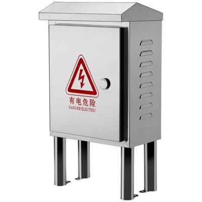 GuanLL Stainless Steel Electrical Enclosure IP65 Waterproof Lockable Outdoor Junction Box with Mounting Plate(500X400X180mm) GuanLL Stainless Steel Electrical Enclosure IP65 Waterproof Lockable Outdoor Junction Box with Mounting Plate(500X400X180mm)