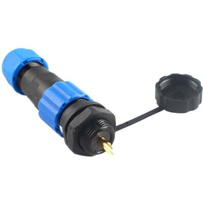 yanwuwa SP13 Aviation Plug and Socket Set with IP68 Waterproof, 1 PIN Easy Installation Cable Connector for Various Outdoor Electrical Devices, Secure Outdoor Electrical yanwuwa SP13 Aviation Plug and Socket Set with IP68 Waterproof, 1 PIN Easy Installation Cable Connector for Various Outdoor Electrical Devices, Secure Outdoor Electrical