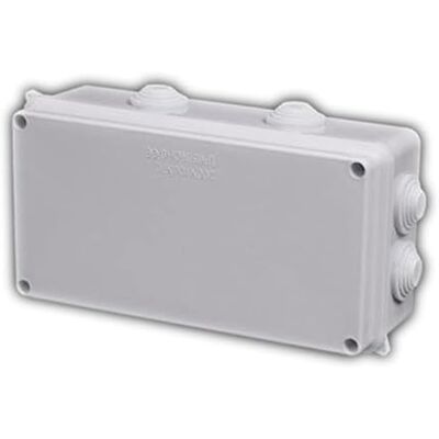 SENRISE Electrical Junction Box, IP55 Weatherproof Electrical Enclosure Project Instrument Case, Opening Hole Project Box (1Pcs 200 x 155 x 80mm) SENRISE Electrical Junction Box, IP55 Weatherproof Electrical Enclosure Project Instrument Case, Opening Hole Project Box (1Pcs 200 x 155 x 80mm)