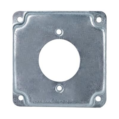 CNERIIE Outlet Cover Plate for Wall Outlets, 4x4Inch, Center Round Panel Electrical Enclosures Covers for Home Wiring,, Rustproof Surfaces Mount Junction Box Cover CNERIIE Outlet Cover Plate for Wall Outlets, 4x4Inch, Center Round Panel Electrical Enclosures Covers for Home Wiring,, Rustproof Surfaces Mount Junction Box Cover