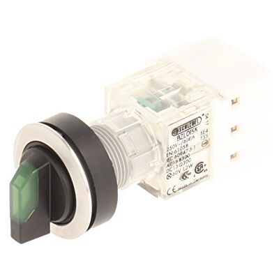 Schlegel Club 23.001.350 Light 2 Positions Selector Latching Stainless Steel Contact Button Sensor LED Lamp Holder t5,5 K 1 Closer + 1 opener 24 V Screw Connector – Green (Pack of 2) Schlegel Club 23.001.350 Light 2 Positions Selector Latching Stainless Steel Contact Button Sensor LED Lamp Holder t5,5 K 1 Closer + 1 opener 24 V Screw Connector – Green (Pack of 2)