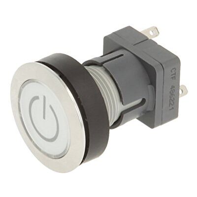 Schlegel 23.000.788 Push Button Stainless Steel, Clear Button Cap, Identification Plate Symbol On/Off, Push Contact Sensor 1 Changer Schlegel 23.000.788 Push Button Stainless Steel, Clear Button Cap, Identification Plate Symbol On/Off, Push Contact Sensor 1 Changer