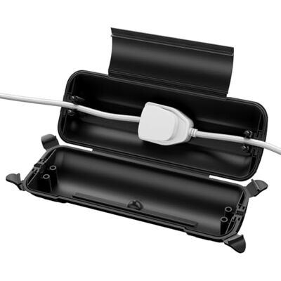 Restmo Outdoor Electrical Box IP44 Waterproof, Weatherproof Box, Black 29 × 11 × 7.5cm, Weatherproof Extension Lead Cover, Safety Seal Enclosure for Holiday Lights, LED Strips, Power Tools Restmo Outdoor Electrical Box IP44 Waterproof, Weatherproof Box, Black 29 × 11 × 7.5cm, Weatherproof Extension Lead Cover, Safety Seal Enclosure for Holiday Lights, LED Strips, Power Tools