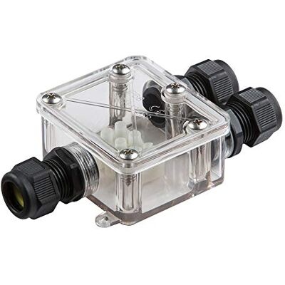 Manningham Lighting IP68 16A Underwater Weatherproof Waterproof Inline 2 3 Way Cable Connector Junction Box Pool Pond Wiring Connection Outdoor Rain Safe Plug Socket Terminal Electrical Enclosure (Connector Box) Manningham Lighting IP68 16A Underwater Weatherproof Waterproof Inline 2 3 Way Cable Connector Junction Box Pool Pond Wiring Connection Outdoor Rain Safe Plug Socket Terminal Electrical Enclosure (Connector Box)