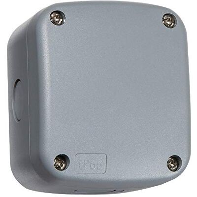 Manningham Lighting IP66 Waterproof Weatherproof Outdoor External Junction Box Adaptable Electrical Enclosure Small Medium Large Extra Size CCTV Alarm Connection PVC (Small) Manningham Lighting IP66 Waterproof Weatherproof Outdoor External Junction Box Adaptable Electrical Enclosure Small Medium Large Extra Size CCTV Alarm Connection PVC (Small)
