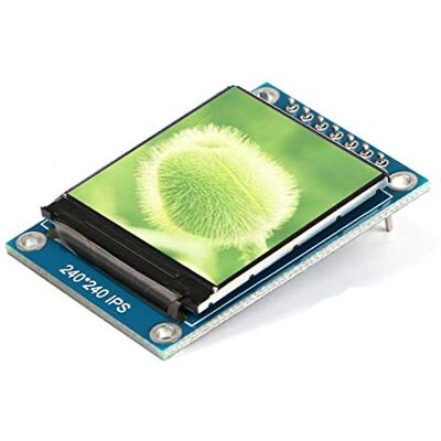 Fasizi 1.3 inch TFT LCD Screen Display Module 240 x 240 IPS 65K Full Color 3.3V with SPI Interface ST7789 IC Driver for 51 STM32 Fasizi 1.3 inch TFT LCD Screen Display Module 240 x 240 IPS 65K Full Color 3.3V with SPI Interface ST7789 IC Driver for 51 STM32