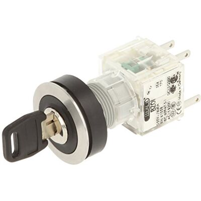 Schlegel 23.001.512 Key Switch Stainless Steel Touch 3 Positions 11-12-13 o'clock, Push Contact Sensor 1 Opener / 1 Closer Schlegel 23.001.512 Key Switch Stainless Steel Touch 3 Positions 11-12-13 o'clock, Push Contact Sensor 1 Opener / 1 Closer