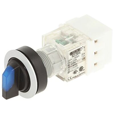Schlegel Club 23.001.165 Light Switch, Latching, 2 Positions Momentary Contact Sensor LED Lamp Holder t5,5 K 1 Closer + 1 opener Screw-On 24 V Blue/Silver (Pack of 2) Schlegel Club 23.001.165 Light Switch, Latching, 2 Positions Momentary Contact Sensor LED Lamp Holder t5,5 K 1 Closer + 1 opener Screw-On 24 V Blue/Silver (Pack of 2)