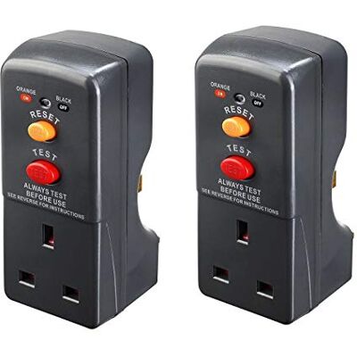 Masterplug ARCDKG Safety RCD Adaptor (Pack of 2) Masterplug ARCDKG Safety RCD Adaptor (Pack of 2)