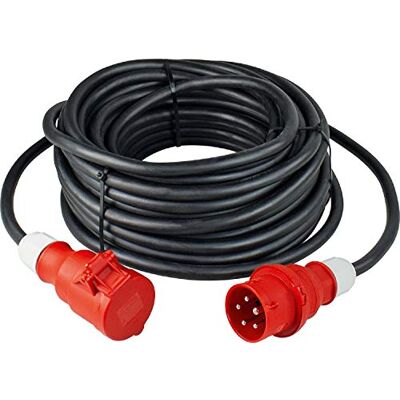 as - Schwabe as Schwabe High Current Extension Cable 5 m H07RN-F 5G2.5-400V/16A/Approx. 11kW Extension Cable Construction Site 5-Pin Robust CEE Extension for Outdoor Use IP44 Made in Germany, 61360 as - Schwabe as Schwabe High Current Extension Cable 5 m H07RN-F 5G2.5-400V/16A/Approx. 11kW Extension Cable Construction Site 5-Pin Robust CEE Extension for Outdoor Use IP44 Made in Germany, 61360