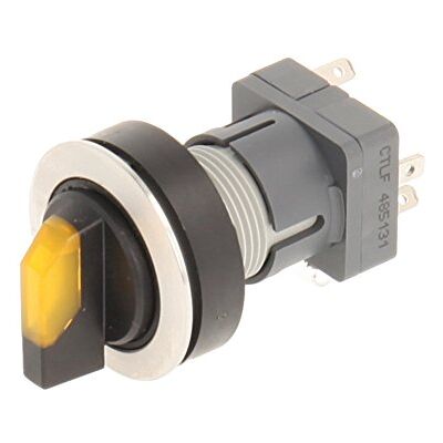 Schlegel Club 23.001.344 Light 2 Positions Selector Latching Stainless Steel Contact Button Sensor LED Lamp Holder t5,5 K 1 changeover contact 24 V – Yellow (Pack of 2) Schlegel Club 23.001.344 Light 2 Positions Selector Latching Stainless Steel Contact Button Sensor LED Lamp Holder t5,5 K 1 changeover contact 24 V – Yellow (Pack of 2)
