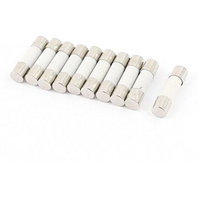 Uxcell sourcingmap 10 Pcs 250V 10A F10A Fast Blow Ceramic Fuses Tubes 5mm x 20mm Uxcell sourcingmap 10 Pcs 250V 10A F10A Fast Blow Ceramic Fuses Tubes 5mm x 20mm