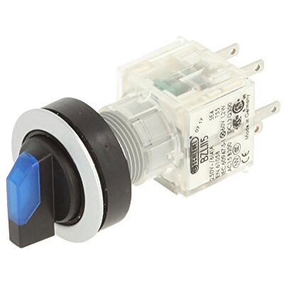 Schlegel Club 23.001.140 Light Switch, rastend, 3 Positions Momentary Contact Sensor LED Lamp Holder t5,5 K 2 normally open contacts 24 V – Blue/Silver (Pack of 2) Schlegel Club 23.001.140 Light Switch, rastend, 3 Positions Momentary Contact Sensor LED Lamp Holder t5,5 K 2 normally open contacts 24 V – Blue/Silver (Pack of 2)
