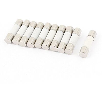 Uxcell Sourcingmap 10 Pcs 250V 20A Fast Acting Ceramic Fuses Tubes 5mm x 20mm (Pack of 10) Uxcell Sourcingmap 10 Pcs 250V 20A Fast Acting Ceramic Fuses Tubes 5mm x 20mm (Pack of 10)