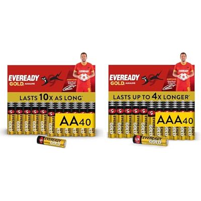 Eveready Gold Alkaline Batteries - 80 Pack Eveready Gold Alkaline Batteries - 80 Pack
