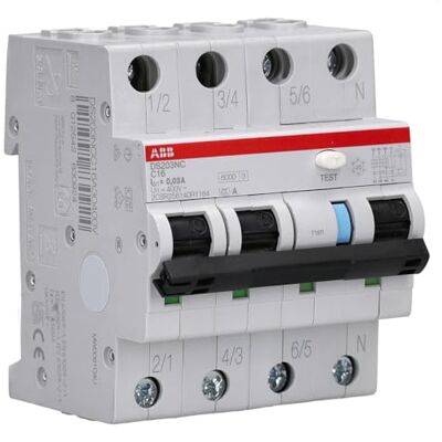 ABB DS203NCC16A30 16A Residual Current Circuit Breaker, 16 Amp Current (2CSR256140R1164) ABB DS203NCC16A30 16A Residual Current Circuit Breaker, 16 Amp Current (2CSR256140R1164)