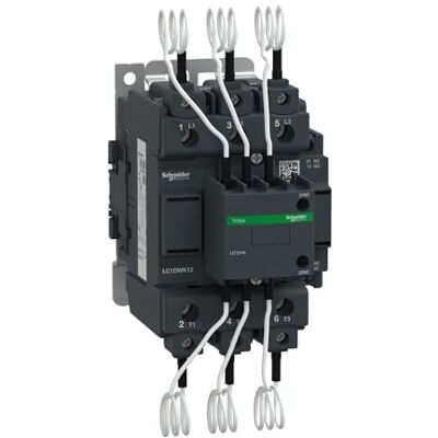 Schneider Electric Capacitor contactor, TeSys D, 63 kVAR at 400 V/50 Hz, coil 240 V AC 50/60 Hz Schneider Electric Capacitor contactor, TeSys D, 63 kVAR at 400 V/50 Hz, coil 240 V AC 50/60 Hz