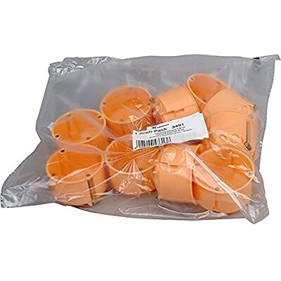 Kopp Hohlwandschalterdose - Insulating, 60mm, Orange - Electrical Box Kopp Hohlwandschalterdose - Insulating, 60mm, Orange - Electrical Box