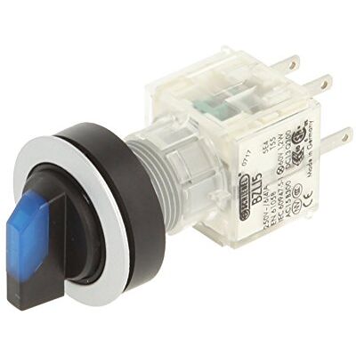 Schlegel Club 23.001.160 Light Switch, Latching, 2 Positions Momentary Contact Sensor LED Lamp Holder t5,5 K 1 N/O Contact 24 V Blue/Silver (Pack of 2) Schlegel Club 23.001.160 Light Switch, Latching, 2 Positions Momentary Contact Sensor LED Lamp Holder t5,5 K 1 N/O Contact 24 V Blue/Silver (Pack of 2)