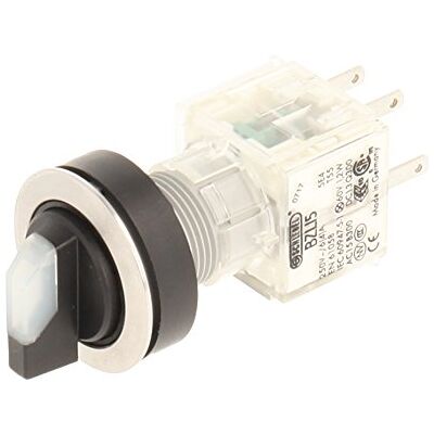 Schlegel Club 23.001.352 Light 2 Positions Selector Latching Stainless Steel Contact Button Sensor LED Lamp Holder t5,5 K 1 N/O Contact 24 V, Clear (Pack of 2) Schlegel Club 23.001.352 Light 2 Positions Selector Latching Stainless Steel Contact Button Sensor LED Lamp Holder t5,5 K 1 N/O Contact 24 V, Clear (Pack of 2)