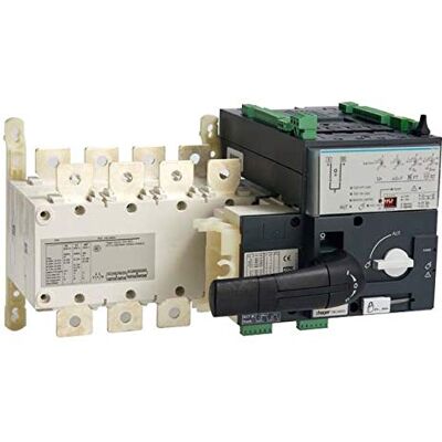 Hager HIC440G 4 Pole 400a Motorized Switch with Relay Hager HIC440G 4 Pole 400a Motorized Switch with Relay
