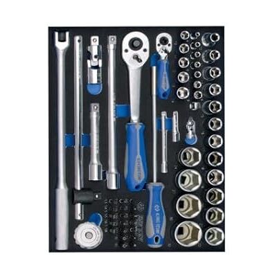 KING TONY 97560MRV01 Module Espuma Sockets 1/4" & 1/2" Y Accesorios for DIYers & Professionals, Made for Repair and Installation tasks, 60 Pieces KING TONY 97560MRV01 Module Espuma Sockets 1/4" & 1/2" Y Accesorios for DIYers & Professionals, Made for Repair and Installation tasks, 60 Pieces