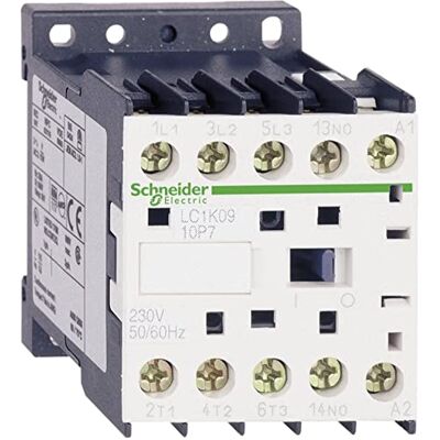 Schneider Electric , TeSys K Contactor- 3P LC1K0901U7 Schneider Electric , TeSys K Contactor- 3P LC1K0901U7