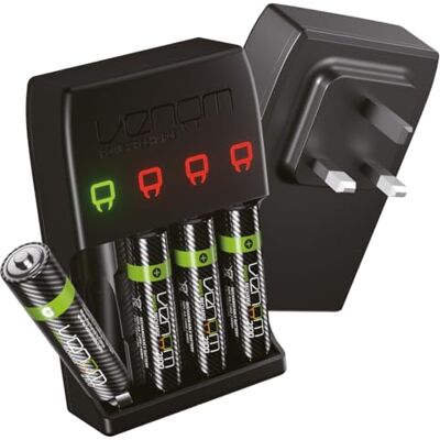 Venom Power Venom Pro Charge In Wall Charger - Rechargeable Batteries Venom Power Venom Pro Charge In Wall Charger - Rechargeable Batteries