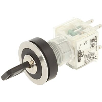 Schlegel 23.001.498 Key Switch Stainless Steel Locking 2 Positions 11-13 o'clock, Push Contact Sensor 1 Opener / 1 NO Contact Schlegel 23.001.498 Key Switch Stainless Steel Locking 2 Positions 11-13 o'clock, Push Contact Sensor 1 Opener / 1 NO Contact