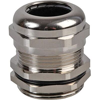PRO POWER PP002698 PG- mA PG29 Brass Nickel Plated Cable Gland, 18-25 mm Diameter PRO POWER PP002698 PG- mA PG29 Brass Nickel Plated Cable Gland, 18-25 mm Diameter