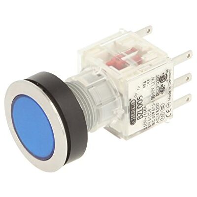 Schlegel Club 23.000.439 Stainless Steel Push Button Switch 24 V LED Cap Light Up Push Button Contact Encoder 2 Opener, Blue Schlegel Club 23.000.439 Stainless Steel Push Button Switch 24 V LED Cap Light Up Push Button Contact Encoder 2 Opener, Blue