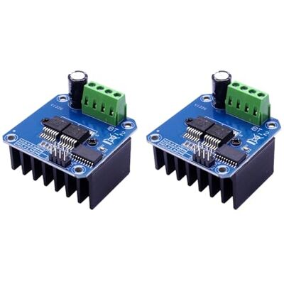 HLZCMWI BTS7960 High Current Driver Module with Reverse Polarity, B Reverse Polarity with Efficiency and Current Limiting HLZCMWI BTS7960 High Current Driver Module with Reverse Polarity, B Reverse Polarity with Efficiency and Current Limiting