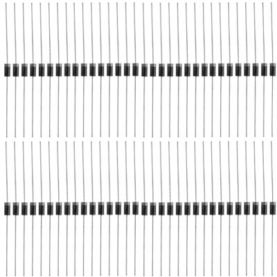 ViaGasaFamido 1N4007 Rectifier Diodes 1000V 1A, 100pcs Pack Aluminum and silicone materials, for circuit repair and industrial control, semiconductor components, household appliance use ViaGasaFamido 1N4007 Rectifier Diodes 1000V 1A, 100pcs Pack Aluminum and silicone materials, for circuit repair and industrial control, semiconductor components, household appliance use