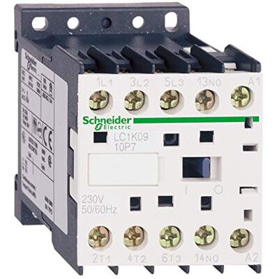 Schneider Electric , TeSys K contactor 3P AC-3 <= 440 V 12 A 1 NO aux. 24 V AC coil, LC1K1210B7 Schneider Electric , TeSys K contactor 3P AC-3 <= 440 V 12 A 1 NO aux. 24 V AC coil, LC1K1210B7