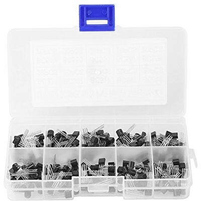 Tangxi 200Pcs Transistors Kit,10 Values NPN PNP Power Transistors Assortment DIY Kit(BC327 BC337 BC517 BC547 BC548 BC549 BC550 BC556 BC557 BC558) Tangxi 200Pcs Transistors Kit,10 Values NPN PNP Power Transistors Assortment DIY Kit(BC327 BC337 BC517 BC547 BC548 BC549 BC550 BC556 BC557 BC558)
