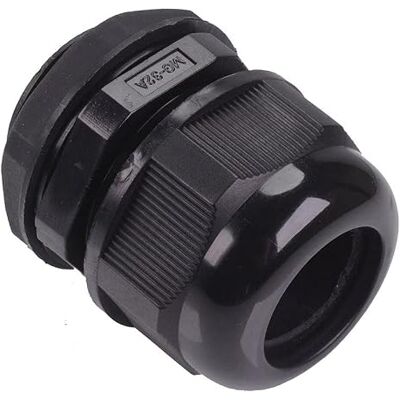Switch Electronics 18-25mm Black Cable Gland M32 IP68 DIY Electrical Wiring Conduit (Pack of 10) Switch Electronics 18-25mm Black Cable Gland M32 IP68 DIY Electrical Wiring Conduit (Pack of 10)