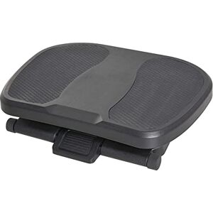 HOMCOM Footrest Adjustable Height & Angle 0-30 Degree for Better Posture at Office Black HOMCOM Footrest Adjustable Height & Angle 0-30 Degree for Better Posture at Office Black