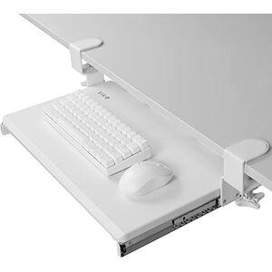 VIVO White Small Keyboard Tray - Keyboard Tray VIVO White Small Keyboard Tray - Keyboard Tray