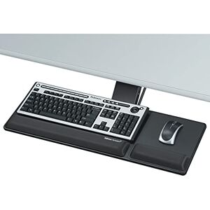 Fellowes 80178 - Monitor Stand - Fully Adjustable Tray - Small Space Comfort Fellowes 80178 - Monitor Stand - Fully Adjustable Tray - Small Space Comfort