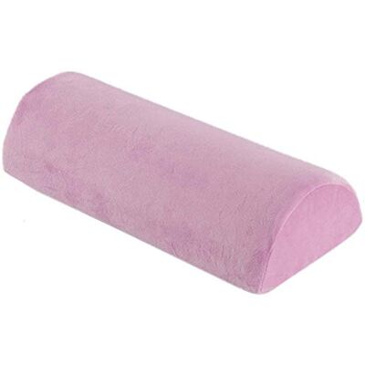Monba Footrest Under Desk Resilient Comfort Foam-Premium Velvet Foot Rest Cushion-Stress Reliever Support Pillow Improve Posture for Office Home-Pink Monba Footrest Under Desk Resilient Comfort Foam-Premium Velvet Foot Rest Cushion-Stress Reliever Support Pillow Improve Posture for Office Home-Pink