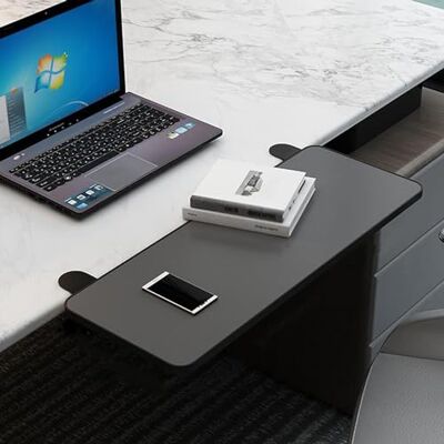 IkErna Desk Extender Foldable 52/65/75X25Cm Wooden Keyboard Tray, Relieve Fatigue Improve Posture, for Office/School Table Extension/Black/52 * 25Cm IkErna Desk Extender Foldable 52/65/75X25Cm Wooden Keyboard Tray, Relieve Fatigue Improve Posture, for Office/School Table Extension/Black/52 * 25Cm