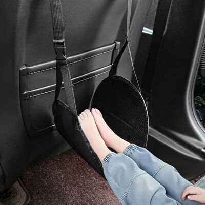 Qirc Portable Foot Hammock for Airplane, Adjustable Airplane Foot Rest for Long Flight, Footrest Hammock for Flight Train Office Under Desk Travel Qirc Portable Foot Hammock for Airplane, Adjustable Airplane Foot Rest for Long Flight, Footrest Hammock for Flight Train Office Under Desk Travel