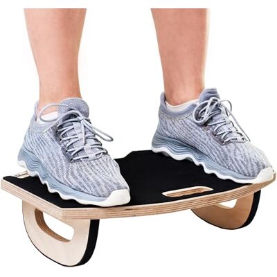 MSZERONE Footrest Under Desk – Ergonomic Wooden Foot Rest Rocker with 3M EVA Anti-Slip Surface – Balance Board & Foot Stool for Office, Home, Gaming – Improves Posture, 200kg Weight Capacity MSZERONE Footrest Under Desk – Ergonomic Wooden Foot Rest Rocker with 3M EVA Anti-Slip Surface – Balance Board & Foot Stool for Office, Home, Gaming – Improves Posture, 200kg Weight Capacity