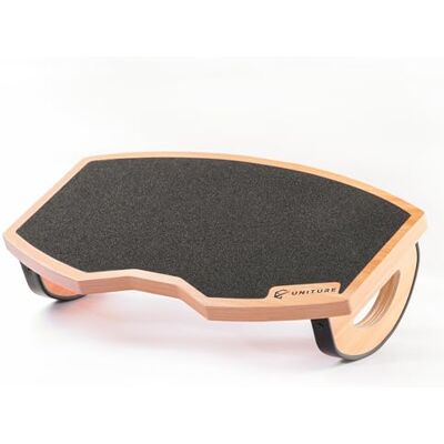 UNITURE Office Foot Rest Under Desk – Ergonomic Under Desk Foot Rest Solid wood rocking leg rest footrest, non-slip grip, holds 100 kg, 43 x 22.5 x 11 cm, 2-step setup, e-book UNITURE Office Foot Rest Under Desk – Ergonomic Under Desk Foot Rest Solid wood rocking leg rest footrest, non-slip grip, holds 100 kg, 43 x 22.5 x 11 cm, 2-step setup, e-book