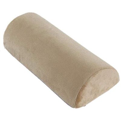 Monba Footrest Under Desk Resilient Comfort Foam-Premium Velvet Foot Rest Cushion-Stress Reliever Support Pillow Improve Posture for Office Home-Beige Monba Footrest Under Desk Resilient Comfort Foam-Premium Velvet Foot Rest Cushion-Stress Reliever Support Pillow Improve Posture for Office Home-Beige